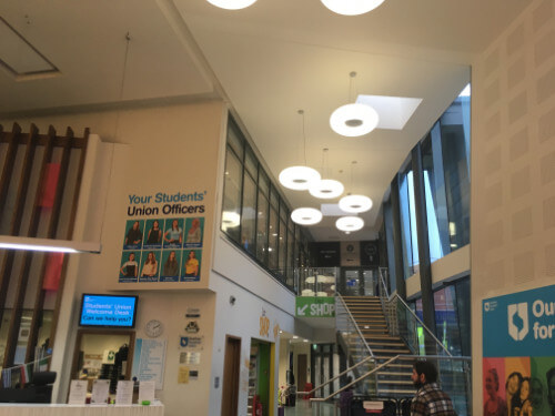 Image of interior of Students Union